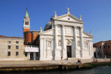 Leaving Isola di S. Giorgio by boat