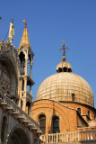The exterior of one of the cupolas of St. Marks Basilica