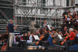 Rehearsal for a major concert, Piazza San Marco, Sept 2007