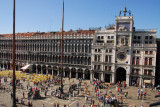 View of Piazza San Marco (St. Marks Square) from the portico of St. Marks Basilica