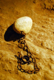 Medieval ball-and-chain, San Leo