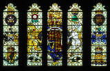 Stained glass window - Westminster Hall, Palace of Westminster, London (Parliament)