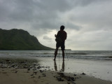 on Kahana beach