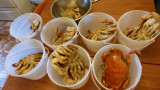 Crabs in buckets