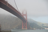 Golden Gate Bridge in fog