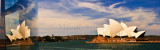 Sydney Opera House panorama with reflection