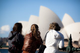 Three women and Sydney Opera House