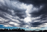 Stormclouds over Sydney Harbour