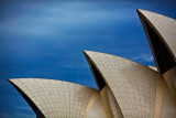 Sydney Opera House sails in close up