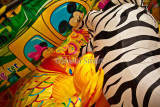 Colourful blow up toys 