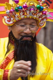 Man in traditional Vietnamese dress 