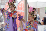 Vietnamese dancers at festival