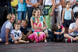 Busker audience