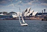 Yacht on Sydney Harbour