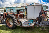 Man with tractor at Rawehe