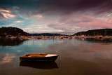 Careel Bay at dusk