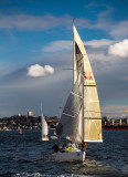 Yacht on Sydney Harbour 