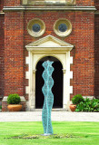 Haughley Hall and Glass Sculpture