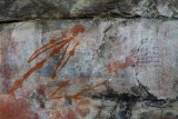 5,000 year old Aboriginal rock art, Kakadu National Park, Northern Territory.