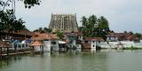 Gopuram at the backdrop of poigai