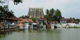 Gopuram at the backdrop of poigai