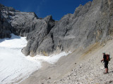 Zugspitze Martina looks to glacier