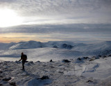 Dec 11 Kenny on Bynack More in the Cairngorms