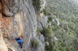 Climbing at Chateaudouble
