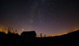 Venus, Milky Way, and Barn