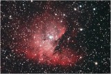 The Pacman Nebula, NGC 281, in Cassiopeia