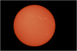 The Sun in H Alpha, 9 April 2011