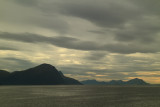 Landscape & sky, seen from the Magerholm-Orsneset ferry (outward journey)