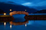 Little wooden bridge - dusk