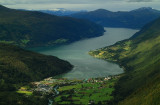 Loen and Nordfjord, from the path to Skala