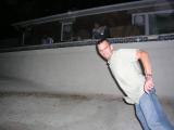 Steve Cavanah Jr skateboarding in Toms swimming pool 2005