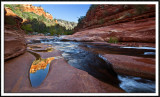 Slide Rock Reflection