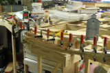 Gluing Meshoppen road bed