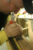 The Man Himself, at work