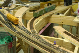 Opposite view of newly installed warehouse track
