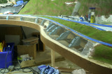 Low angle shot to show contours