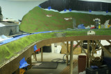 Finished scenery Stage 1 at Meshoppen from Skinner's Eddy