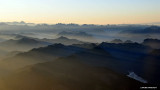 striking sunrise over western Cascades foothill