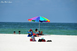 enjoying the beach