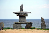 Inukshuk in Chuchill, Canada