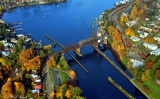 Ballard Lock and BNSF bridge