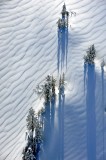 ripples in snow