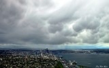 Unstable air over Seattle, Elliott Bay, WA