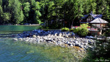 Cabins, Dent Island Lodge, Desolation Sound, Canada  