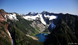 Big Four Mtn, Sperry Peak, Vesper Peak,Little Chief Peak, Copper Lake, Cascade Mountain,Washington 