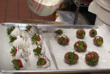 Dipping Strawberries